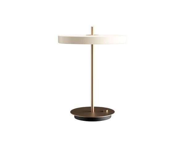 Sobremesa Asteria Table blanco perla 2305, de Umage