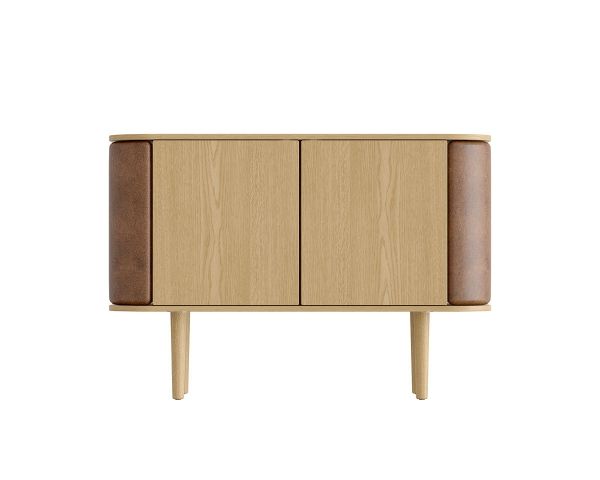 Gabinete Treasures Roble + Piel Marrón artificial 5622+5622-4, de Umage 2